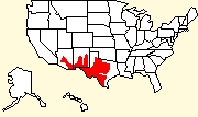 Texas Earless Lizard Range